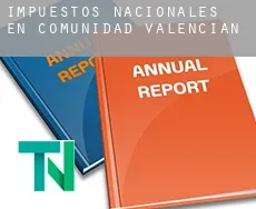 Impuestos nacionales en  Comunidad Valenciana
