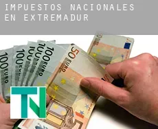 Impuestos nacionales en  Extremadura