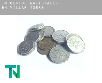 Impuestos nacionales en  Villar de Torre