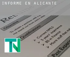Informe en  Alicante