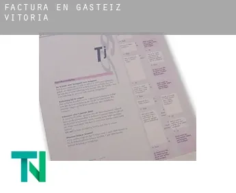 Factura en  Gasteiz / Vitoria