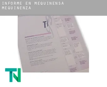 Informe en  Mequinensa / Mequinenza