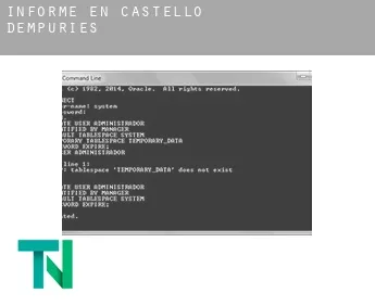 Informe en  Castelló d'Empúries