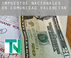 Impuestos nacionales en  Comunidad Valenciana